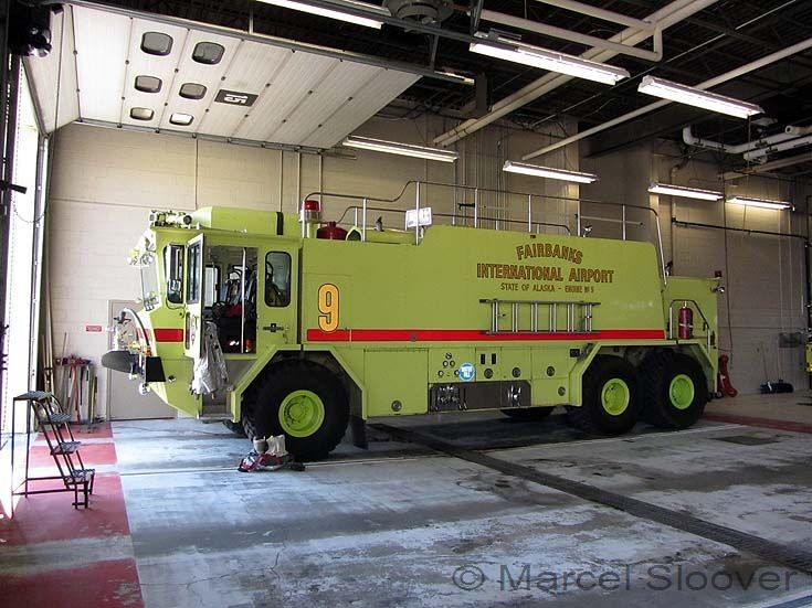Engine 9 Oshkosh Fairbanks Airport Alaska