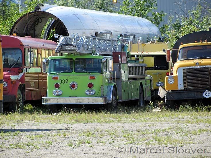 Old Seagrave ladder Fairbanks