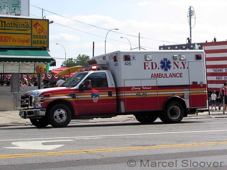 Ambulance 425 Coney Island NYC