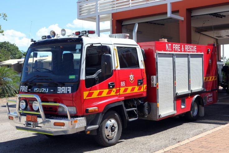 Northern Territory Fire Service Isuzu pump