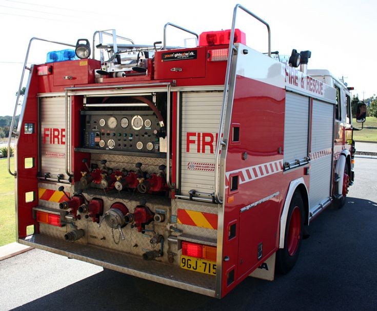 Fire Engines Photos Western Australia Scania Rear Mount back