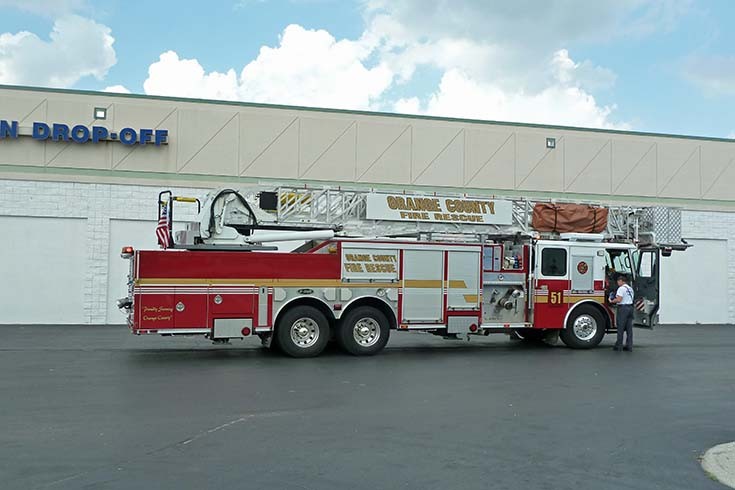 E-One Ladder 51 Orange County Fire Rescue