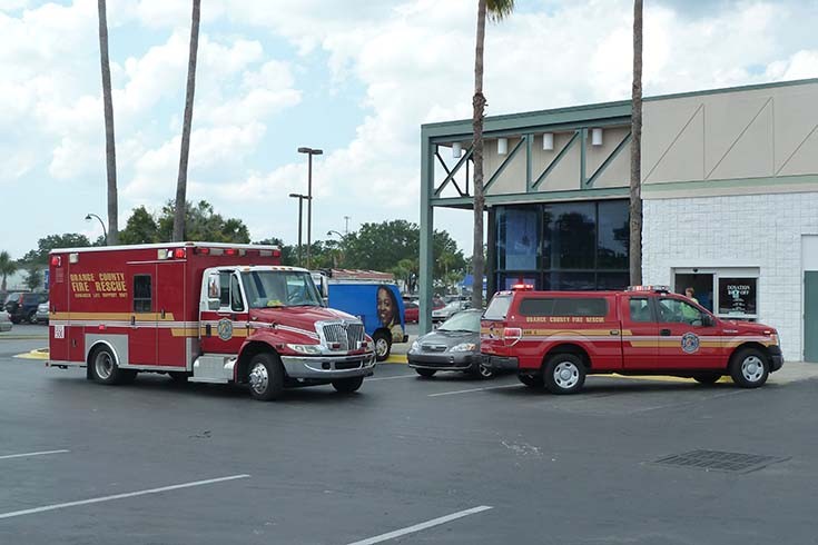 EMS2 and ALS ambulance Orange County Fire rescue