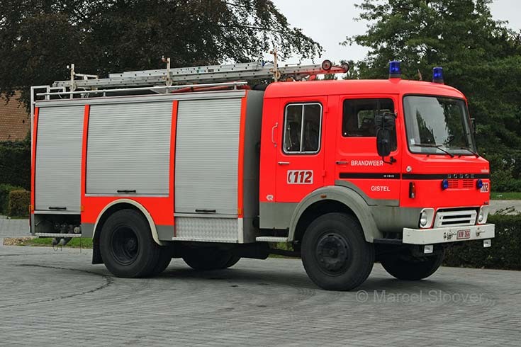 Fire Engines Photos - Brandweer Gistel Dodge Rosenbauer