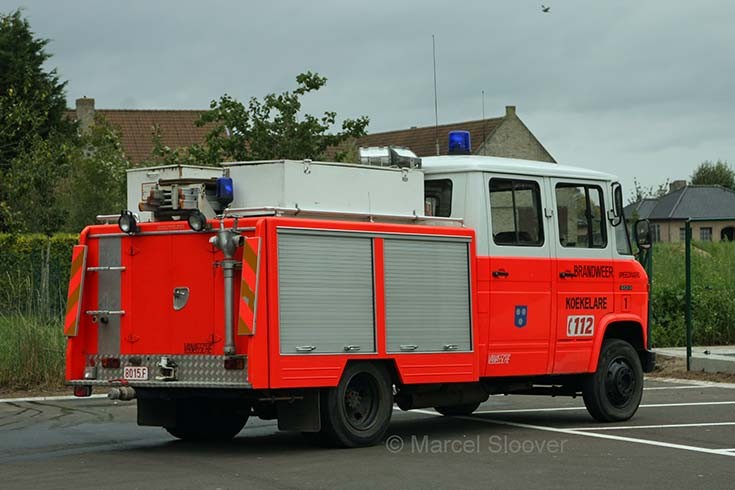 Brandweer Koekelare Mercedes 613D pump back