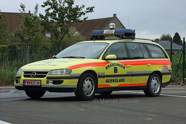 Brandweer Koekelare Opel Omega