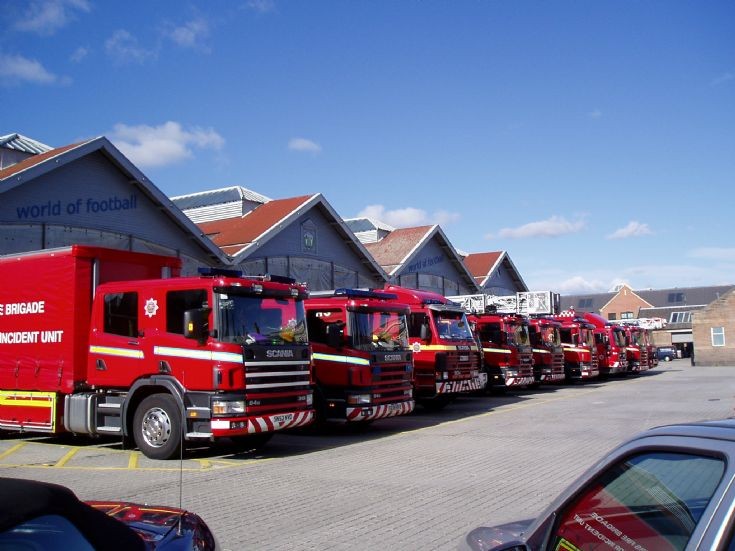 Lothian and Borders line up.