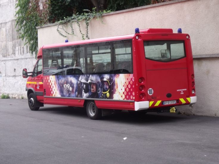 Renault bus for Paris firemen.