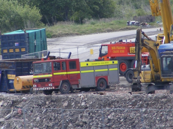 ICI Works Northwich  Dennis fire appliance