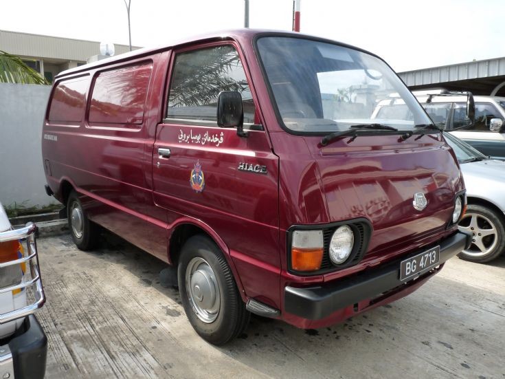 Toyota Hiace workshop van