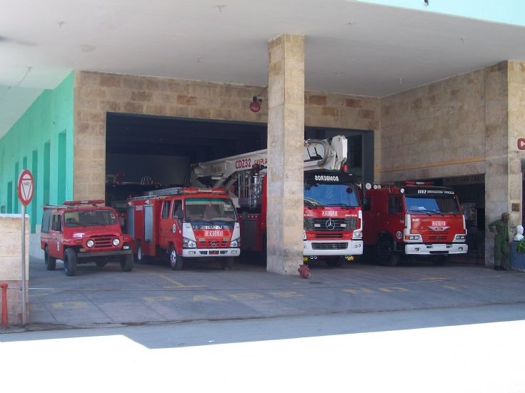Fire Engines Photos Havana Cuba