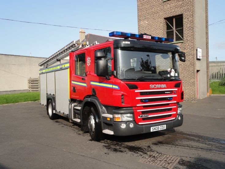 Fire Engines Photos Scania P270, Emergency One, Musselburgh