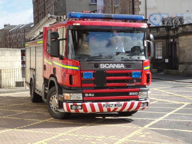 Scania 94D Emergency One at Toll Cross, Edinburgh