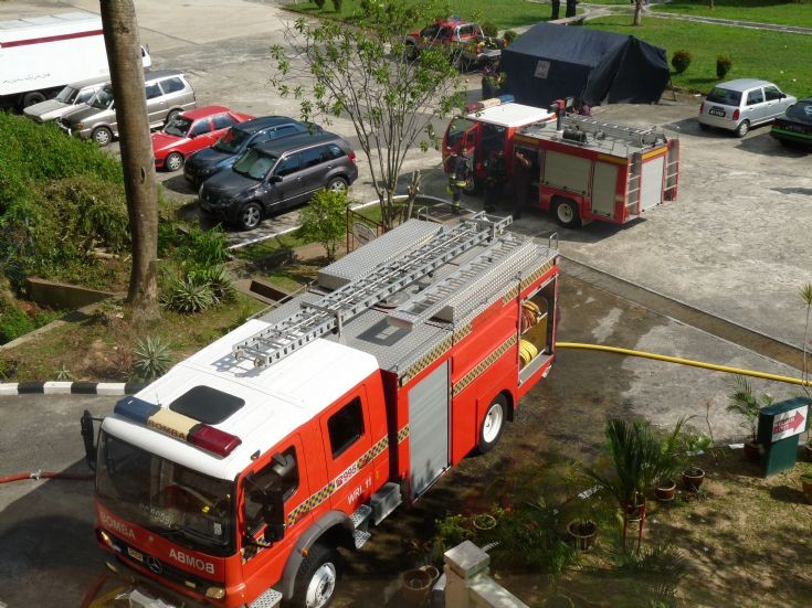 11s in action Brunei Fire service