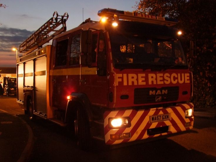 WA57 GXN Devon and Somerset Fire Rescue