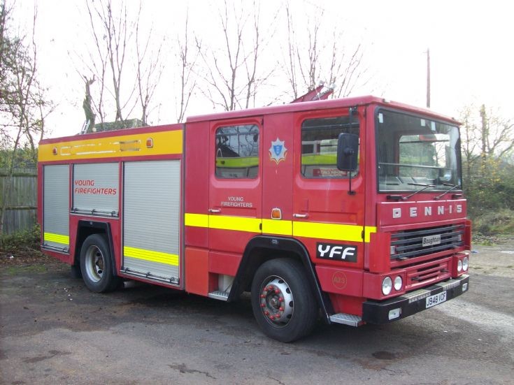 Young firefighters Dennis Berkshire