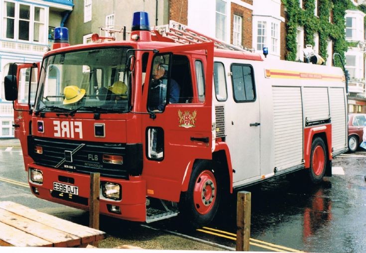 Volvo FL6 Alex gdns fire WEYMOUTH 1993