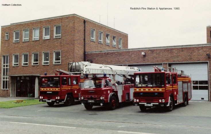 Redditch Fire station & Appliances. 1990