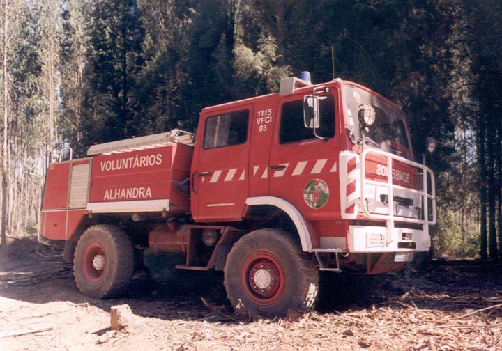 Bombeiros de Alhandra Portugal Forest fire engine