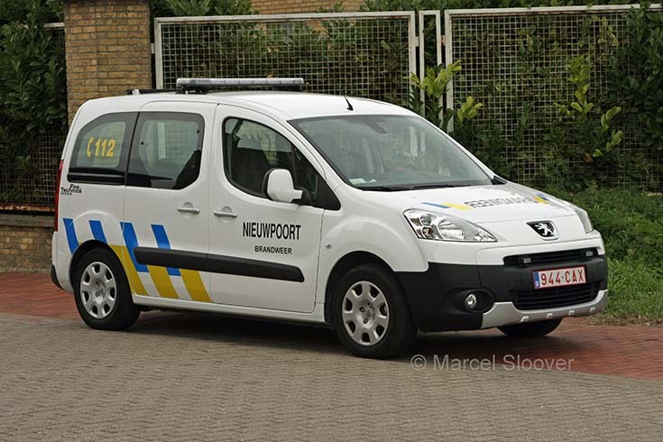 Brandweer Nieuwpoort Peugeot Partner 