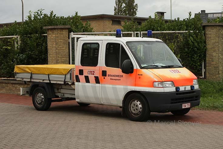 Brandweer Nieuwpoort Fiat Pickup truck