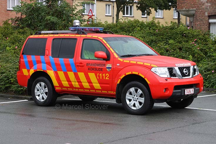 Brandweer Oostduinkerke Nissan Pathfinder