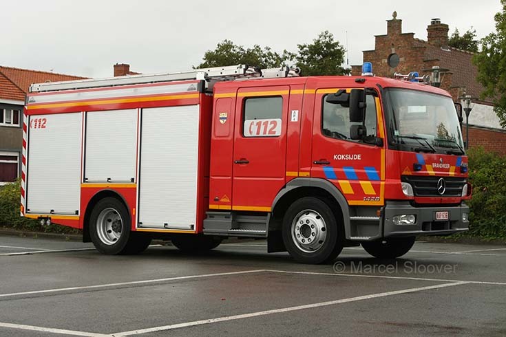 Brandweer Oostduinkerke AP4 Mercedes Atego