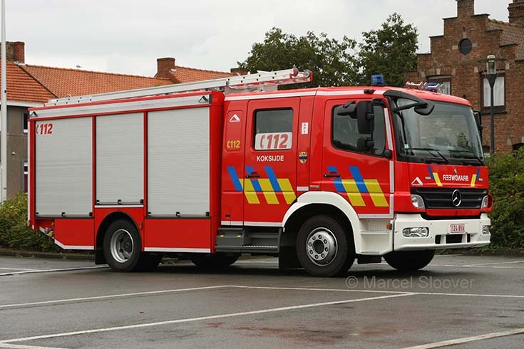 Brandweer Oostduinkerke AP5 Mercedes Ziegler 