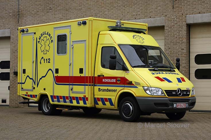 Brandweer Koksijde Mercedes Sprinter 