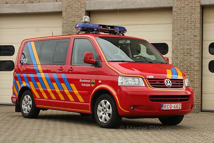 Brandweer Koksijde Volkswagen T5 Somati
