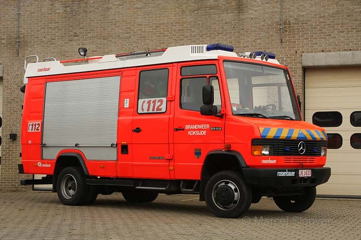 Brandweer Koksijde Mercedes Rosenbauer pump
