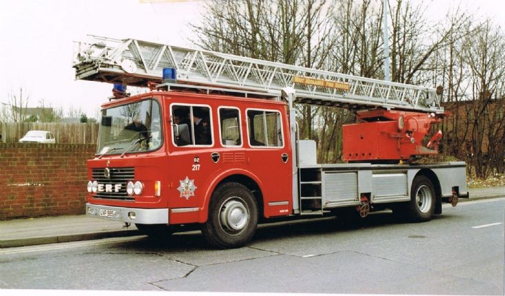 ERF. T.L  Brierley Hill, West Mids FS.  1988