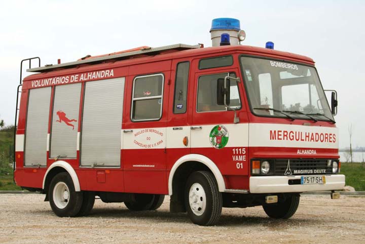 Bombeiros de Alhandra Portugal Diving team