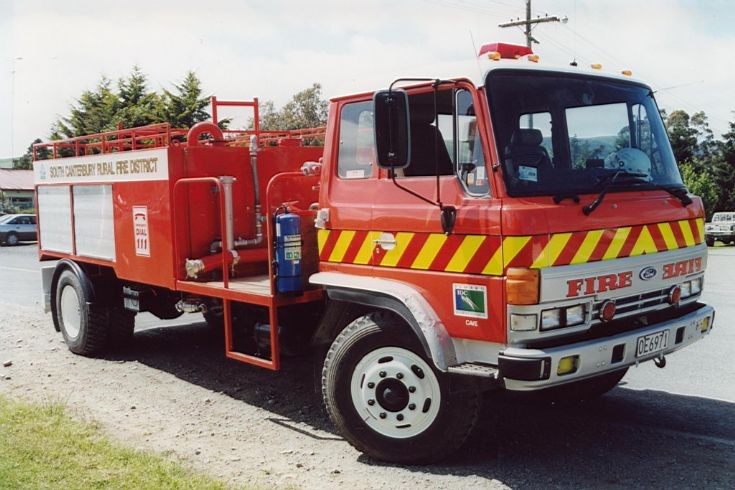 New Zealand Ford Cave rural fire force