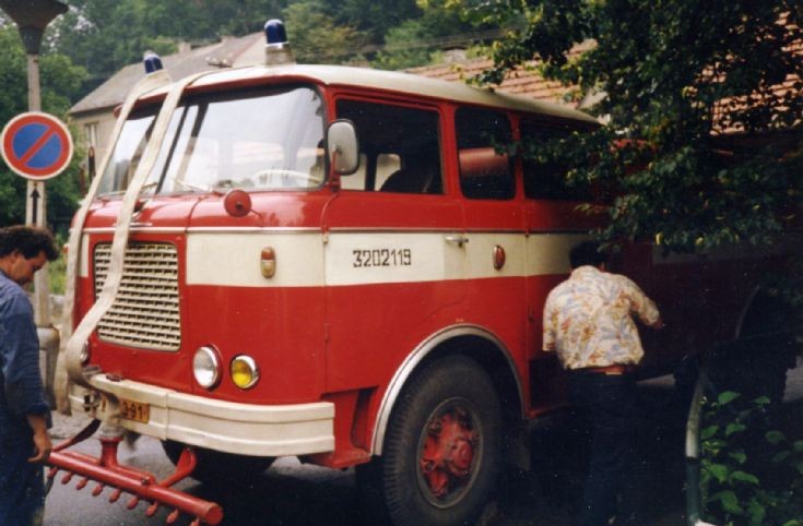 Czechoslovakia Skoda water tender