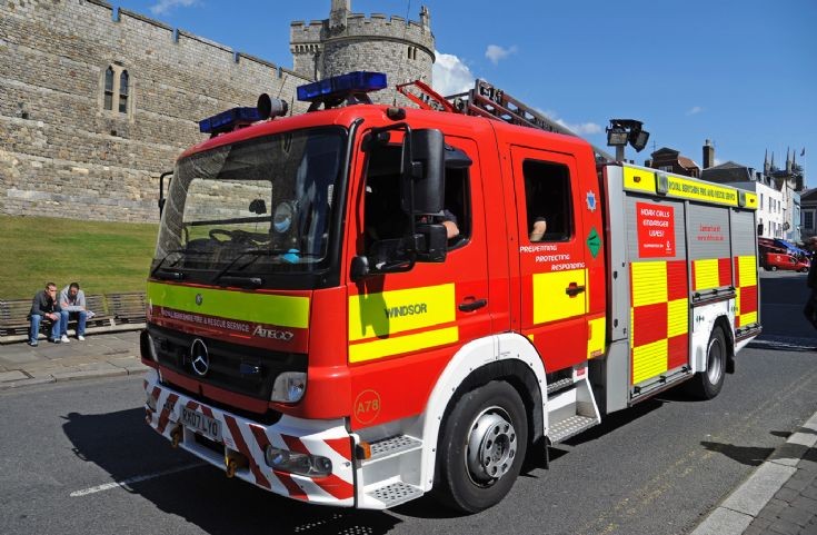 Royal Berkshire Fire outside Windsor Castle