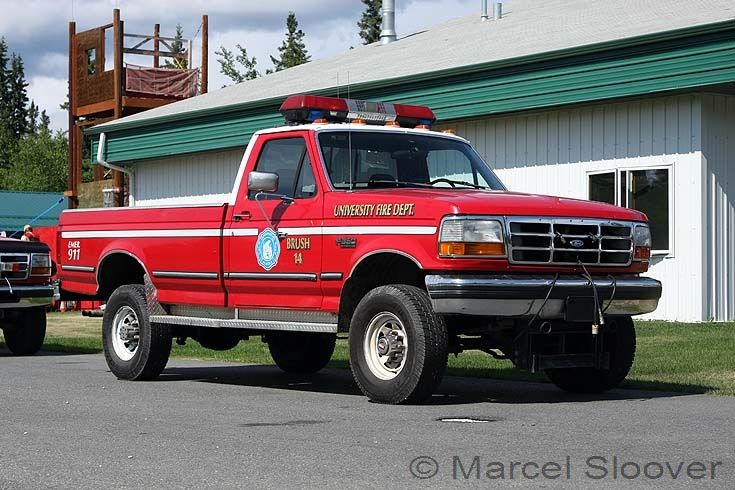 Brush 14 University Fire dept Ford
