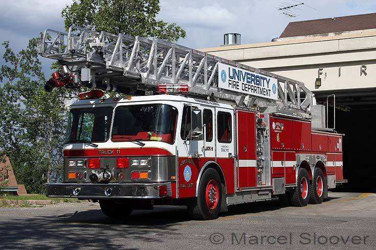 E-One aerial truck University Alaska