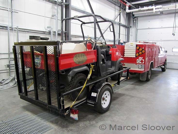 Trailer Bush 1 Whitehorse Fire dept Yukon