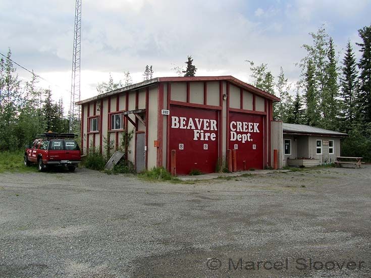 Beaver Creek Fire station Yukon Canada