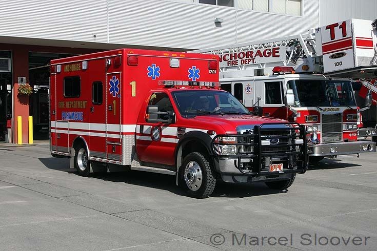 Medic 1 Anchorage Fire dept Alaska Ford