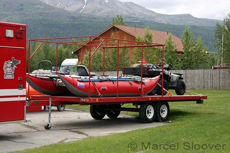 Trailer Fire station 11 Eagle River AK