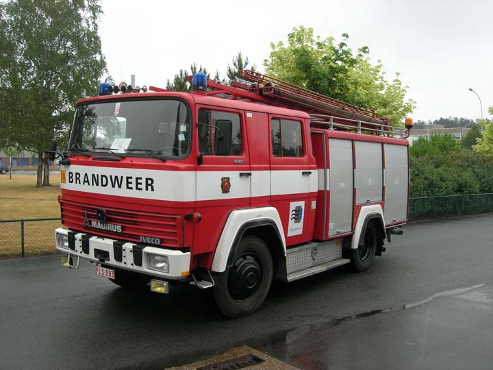 Magirus pumper Works Fire brigade Belgoprocess