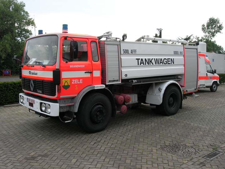 Fire brigade Zele Renault Watertanker