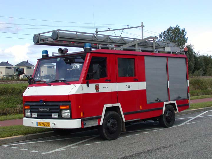 Fire Brigade Alkmaar Spijkstaal pumper