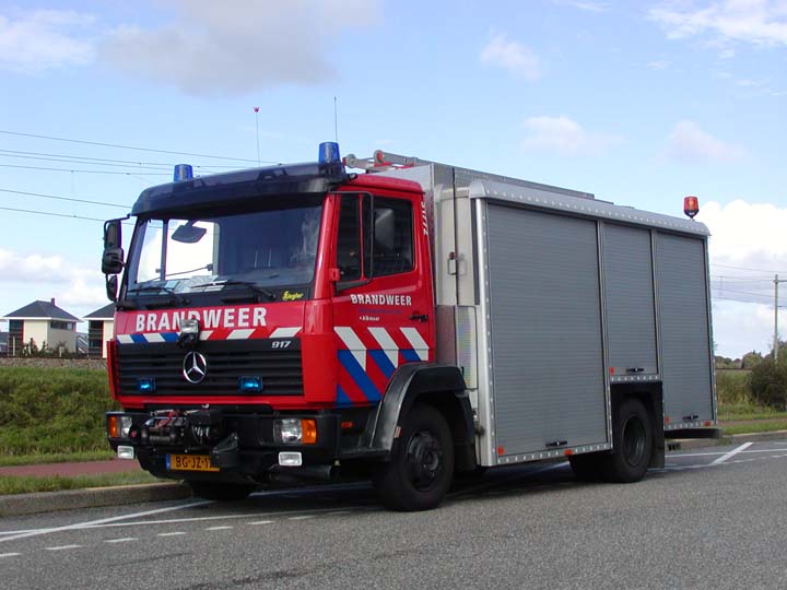 Mercedes Rescue truck Alkmaar The Netherlands