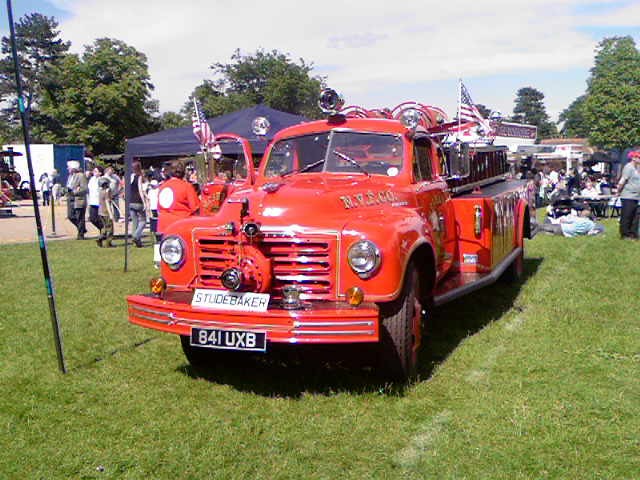Preserved Studebaker fire truck