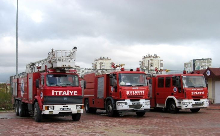 Düden Fire Station vehicles