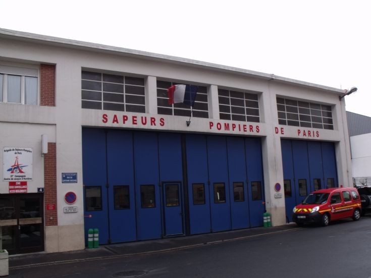 Asnières's fire station.