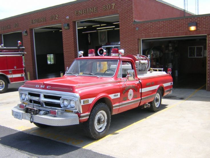 GMC Brush Fire Vehicle, McGaheysville.